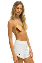 Carregar imagem no visualizador da galeria, BOLT STITCH WOMEN&#39;S LOUNGER SHORTS - WHITE // BLACK Women&#39;s Shorts Aviator Nation