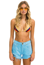 Carregar imagem no visualizador da galeria, BOLT STRIPE BOYFRIEND CUTOFF JEAN SHORTS - SKY Denim Shorts Aviator Nation