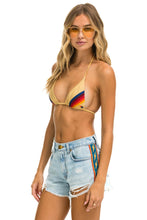 Carregar imagem no visualizador da galeria, BOLT STRIPE BOYFRIEND CUTOFF JEAN SHORTS - SUPER LIGHT Denim Shorts Aviator Nation