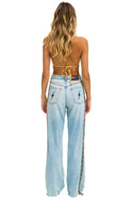 Carregar imagem no visualizador da galeria, BOLT STRIPE HI RISE WIDE-LEG GYPSY JEAN - SUPER LIGHT Women&#39;s Jeans Aviator Nation