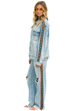 Carregar imagem no visualizador da galeria, BOLT STRIPE HI RISE WIDE-LEG GYPSY JEAN - SUPER LIGHT Women&#39;s Jeans Aviator Nation