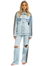 Carregar imagem no visualizador da galeria, BOLT STRIPE HI RISE WIDE-LEG GYPSY JEAN - SUPER LIGHT Women&#39;s Jeans Aviator Nation