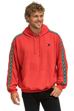 Carregar imagem no visualizador da galeria, BOLT STRIPE RELAXED PULLOVER HOODIE - RED Hoodie Aviator Nation