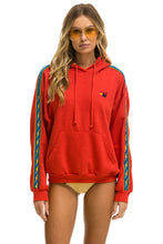 Carregar imagem no visualizador da galeria, BOLT STRIPE RELAXED PULLOVER HOODIE - RED Hoodie Aviator Nation
