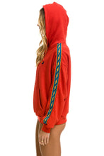 Carregar imagem no visualizador da galeria, BOLT STRIPE RELAXED PULLOVER HOODIE - RED Hoodie Aviator Nation