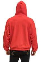 Carregar imagem no visualizador da galeria, BOLT STRIPE RELAXED PULLOVER HOODIE - RED Hoodie Aviator Nation