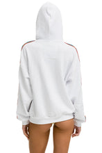 Carregar imagem no visualizador da galeria, BOLT STRIPE RELAXED PULLOVER HOODIE - WHITE Aviator Nation