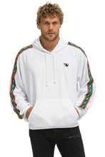 Carregar imagem no visualizador da galeria, BOLT STRIPE RELAXED PULLOVER HOODIE - WHITE Hoodie Aviator Nation