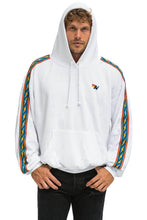 Carregar imagem no visualizador da galeria, BOLT STRIPE RELAXED PULLOVER HOODIE - WHITE Hoodie Aviator Nation