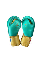 Carregar imagem no visualizador da galeria, BOXING GLOVES - GREEN // GOLD Boxing Gloves Aviator Nation