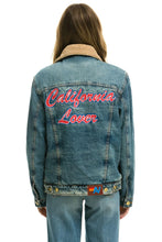 Load image into Gallery viewer, CALI LOVER RANCH SHERPA DENIM JACKET - VINTAGE Denim Jacket Aviator Nation