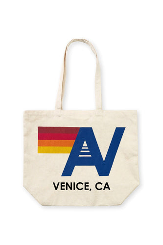 CANVAS LOGO TOTE BAG Third Party Aviator Nation SMALL