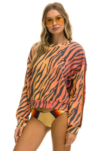 CLASSIC RELAXED FIT CREW SWEATSHIRT - TIGER Sweatshirt Aviator Nation