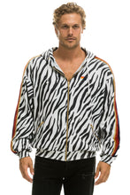 Carregar imagem no visualizador da galeria, CLASSIC RELAXED ZIP HOODIE WITH POCKETS - ZEBRA Hoodie Aviator Nation