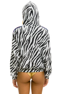 CLASSIC RELAXED ZIP HOODIE WITH POCKETS - ZEBRA Hoodie Aviator Nation