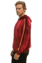 Carregar imagem no visualizador da galeria, CLASSIC VELVET RELAXED PULLOVER HOODIE - RED Hoodie Aviator Nation