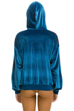 Load image into Gallery viewer, CLASSIC VELVET RELAXED PULLOVER HOODIE - VINTAGE BLUE Hoodie Aviator Nation