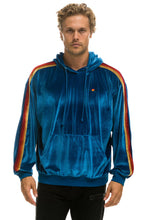 Load image into Gallery viewer, CLASSIC VELVET RELAXED PULLOVER HOODIE - VINTAGE BLUE Hoodie Aviator Nation