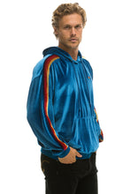 Load image into Gallery viewer, CLASSIC VELVET RELAXED PULLOVER HOODIE - VINTAGE BLUE Hoodie Aviator Nation
