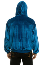 Load image into Gallery viewer, CLASSIC VELVET RELAXED PULLOVER HOODIE - VINTAGE BLUE Hoodie Aviator Nation