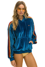 Load image into Gallery viewer, CLASSIC VELVET RELAXED PULLOVER HOODIE - VINTAGE BLUE Hoodie Aviator Nation