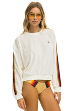 Load image into Gallery viewer, CLASSIC VELVET RELAXED SWEATSHIRT - VINTAGE WHITE Sweatshirt Aviator Nation