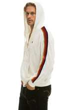 Load image into Gallery viewer, CLASSIC VELVET RELAXED ZIP HOODIE - VINTAGE WHITE Hoodie Aviator Nation
