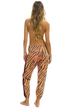Load image into Gallery viewer, CLASSIC VELVET STRIPE WOMEN&#39;S SWEATPANTS - TIGER Women&#39;s Sweatpants Aviator Nation
