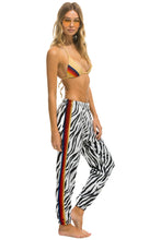 Carregar imagem no visualizador da galeria, CLASSIC VELVET STRIPE WOMEN&#39;S SWEATPANTS - ZEBRA Women&#39;s Sweatpants Aviator Nation