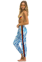 Load image into Gallery viewer, CLASSIC VELVET WOMEN&#39;S SWEATPANTS - BLUE TIGER Womens Sweatpants Aviator Nation