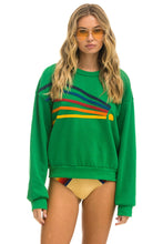 Carregar imagem no visualizador da galeria, DAYDREAM RELAXED CREW SWEATSHIRT - KELLY GREEN Sweatshirt Aviator Nation