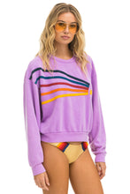 Carregar imagem no visualizador da galeria, DAYDREAM RELAXED CREW SWEATSHIRT - NEON PURPLE Sweatshirt Aviator Nation