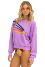 Carregar imagem no visualizador da galeria, DAYDREAM RELAXED CREW SWEATSHIRT - NEON PURPLE Sweatshirt Aviator Nation
