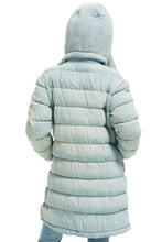 Load image into Gallery viewer, DENIM PUFFER LONG TREKKER JACKET - SUPER LIGHT Women&#39;s Outerwear Aviator Nation