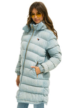 Load image into Gallery viewer, DENIM PUFFER LONG TREKKER JACKET - SUPER LIGHT Women&#39;s Outerwear Aviator Nation