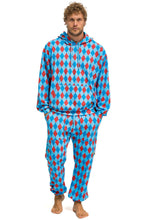 Carregar imagem no visualizador da galeria, DIAMOND REPEAT SMILEY 2 EMBROIDERY SWEATPANTS - SKY Men&#39;s Sweatpants Aviator Nation