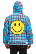 Carregar imagem no visualizador da galeria, DIAMOND REPEAT SMILEY RELAXED PULLOVER HOODIE - SKY Hoodie Aviator Nation