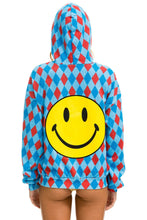 Carregar imagem no visualizador da galeria, DIAMOND REPEAT SMILEY RELAXED PULLOVER HOODIE - SKY Hoodie Aviator Nation