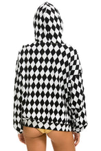 Last inn bildet i Galleri-visningsprogrammet, DIAMOND SMILEY 2 EMBRIODERY RELAXED PULLOVER HOODIE - WHITE // BLACK Hoodie Aviator Nation