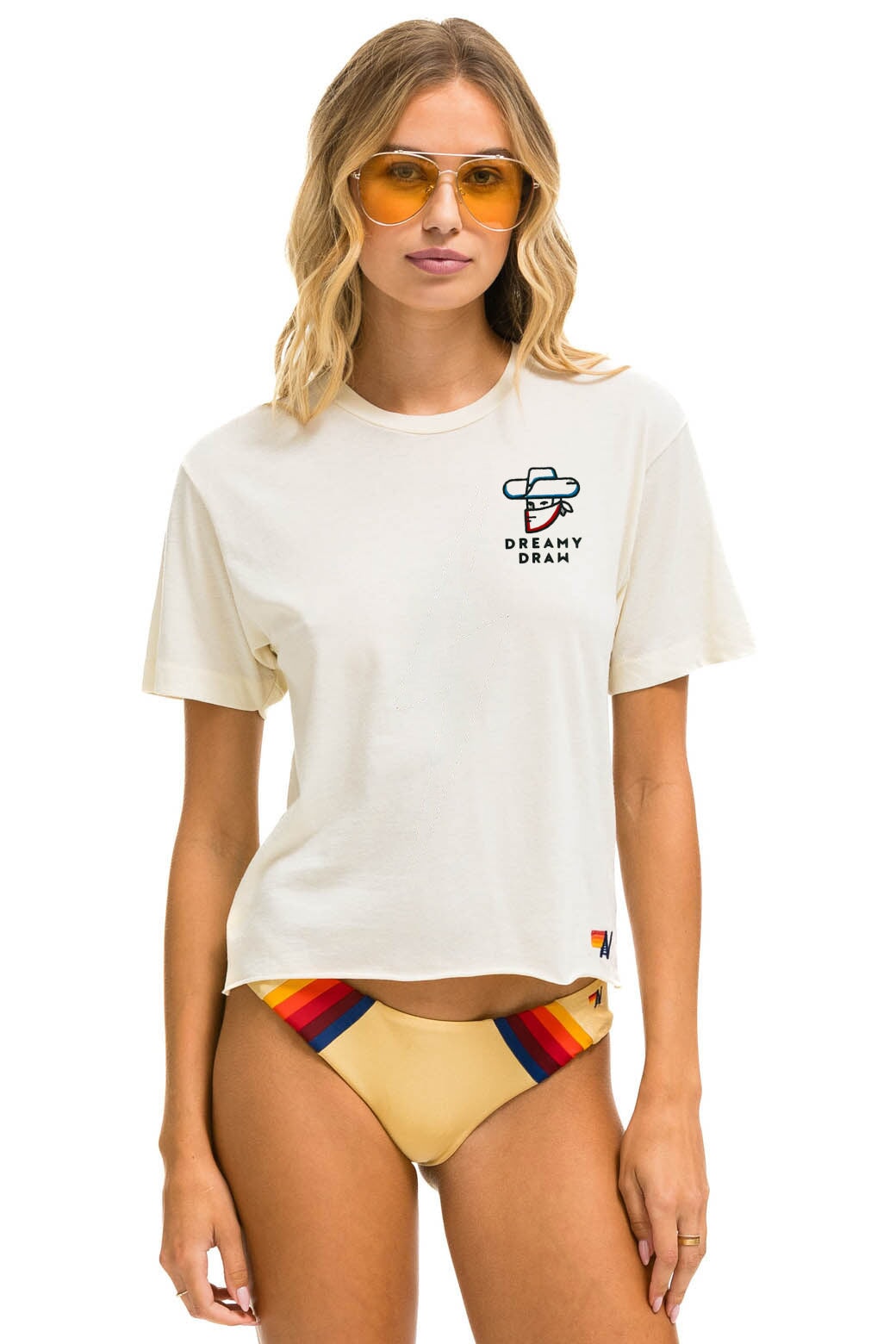 DREAMY DRAW 2023 BOYFRIEND TEE - VINTAGE WHITE Boyfriend Tee Aviator Nation