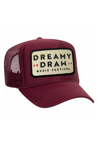DREAMY DRAW 2023 VINTAGE LOW RISE TRUCKER Hats Aviator Nation OS PLUM