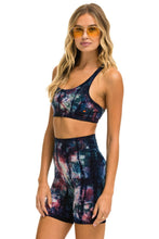 Carregar imagem no visualizador da galeria, HAND DYED SPORTS BRA - TIE DYE MULTI Sports Bra Aviator Nation