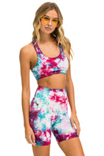 Carregar imagem no visualizador da galeria, HAND DYED SPORTS BRA - TIE DYE TURQUOISE Sports Bra Aviator Nation