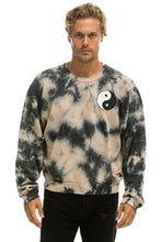 Carregar imagem no visualizador da galeria, HAND DYED YIN YANG CREW SWEATSHIRT RELAXED - TIE DYE DUSTY Hoodie Aviator Nation