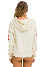Load image into Gallery viewer, HEART FADE 4 ZIP HOODIE - VINTAGE WHITE Hoodie Aviator Nation