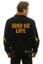 Load image into Gallery viewer, HIGH ON LIFE RANCH SHERPA DENIM JACKET - VINTAGE BLACK Denim Jacket Aviator Nation