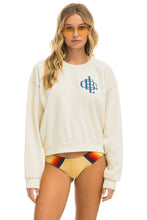 Load image into Gallery viewer, HUNGER GAMES RELAXED CREW SWEATSHIRT - VINTAGE WHITE Sweatshirt Aviator Nation