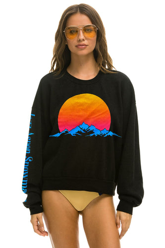 JAZZ ASPEN SNOWMASS 2023 RELAXED SWEATSHIRT - BLACK Sweatshirt Aviator Nation