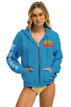 Carregar imagem no visualizador da galeria, JAZZ ASPEN SNOWMASS 2023 RELAXED ZIP HOODIE - OCEAN Hoodie Aviator Nation