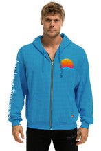Carregar imagem no visualizador da galeria, JAZZ ASPEN SNOWMASS 2023 RELAXED ZIP HOODIE - OCEAN Hoodie Aviator Nation